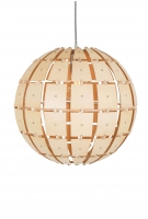 WOODY moderne hanglamp Bruin by Steinhauer 7817BE